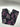 McQ black trousers striking fuchsia and white floral print Pants Size 36