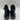 Kelly & Katie Ashton Wedge Bootie Women's Black Leather Size 6 M Kelly & Katie