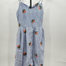 J.O.A. striped dress orange floral Size M J.O.A.
