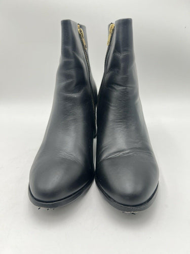 NISOLO Lia Heeled Bootie Black Leather Ankle Boot Womens SIZE 10 Nisolo