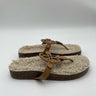 Tory Burch Miller Cloud Shearling leather sandal in caramel Size 6.5 Tory Burch