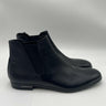 Men’s PRADA Saffiano Black Leather Chelsea Boots Size 9UK Prada