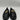 Men’s Dolce & Gabbana Ariosto slippers in black Leather crossover DG Size 6 UK Dolce&Gabbana