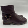 Women’s B.o.c Cole Dark Brown Leather Ankle Boots Size 8M B.o.c