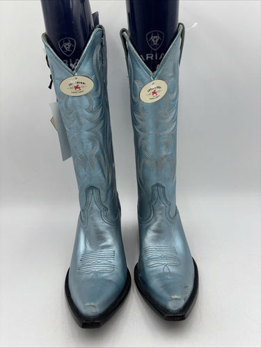 Idyllwind Wildwest Western Boot Blue Womens Size 7.5 B Idyllwind