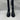 Vince Camuto Women's Librina Wide-Calf 50/50 Stretch Boots Black Leather 7.5M-WC Vince Camuto