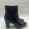 Women’s Anne Klein Jayce Black Croc Ankle Side Zip Bootie Size 8M Anne Klein