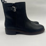 Lucky Brand Womens Quendy Black Leather Round Toe Ankle Booties Size 7 M Lucky Brand