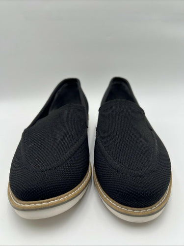 Kelly & Katie Womens Amira Wedge Loafer Black Size 9W Kelly & Katie