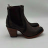 Women’s Circle G Brown Leather Chelsea Stretch Heel Ankle Boots Size 7M Circle G