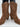 Idyllwind Sidewinder Studded Fringe Western Boot Brown Womens Size 9.5 Idyllwind