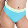Salt + Cove Women's Juniors' High-Waist Bikini Bottoms (Blue Multi, Medium) Salt+Cove