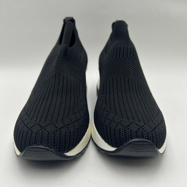 Mix No.6 TANNA Black Stretch Knit Round Toe Low Top Slip On Sneakers, Size 10M Mix No. 6