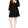 Michael Michael Kors Plus Size Smocked Ruffled Dress SIZE 3X Michael Kors