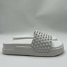 Christian Louboutin Men Pool Fun Flat White Platform Slide Sandal Size 42 Christian Louboutin