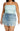 BP Camisole Blue Green Floral - Women s Ruched Cropped Camisole 1X