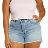 BP. Racerback Organic Cotton Blend Crop Tank Pink Opal Size 1X BP.