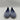 Women’s Rothy’s The Flat Round Toe Rare Blue With Reflective Stripe Size 8.5M Rothy’s