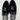 Roberto Cavalli mules black velvet gold-tone Mirror men Snake logo Size 43 Roberto Cavalli