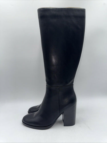 Unisa Women's Lanna Boots Black Faux Leather Size 8.5 M