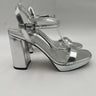 NWOB Mix No. 6 Sundra Sandals Women's Silver Size 9M/40 Mix No. 6