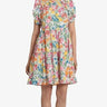 NWT Maggy London Womens Tiered Dress w/Ruffle Armholes Detail White/Pink Size 10 Maggy London