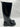 Aerosoles Slalom Black Patent Knee High Lug Boots Womens Size 8 M
