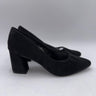 Bellini Womens Vinny Black Faux Suede Slip-On Pumps Shoes Size 9 M Bellini