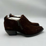 FRYE Sacha Moto Shootie Brown Suede Zipper Ankle Bootie Womens SIZE 7 M Frye