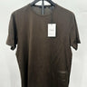 Theory Brown t-shirt crew necklin classic fit Short Sleeves Size S Theory