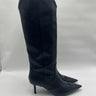 Women’s INC Hayleigh Black Faux Leather Knee-High Dress Boots Size 9.5M INC International Concepts