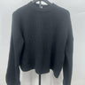 BP. Black Chunky Knit Cropped Sweater Womens Crew Neck S BP
