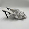 Balenciaga Women's Buckle High-Heel White Leather Sandals Size 37 Balenciaga
