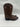 Shyanne Floral Embroidered Brown Leather Snip Toe Pull On Western Boots Girl 6D