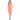 Women's Cece Stephanie Orange Crinkle Knit Faux Wrap Dress, Size 10 CeCe