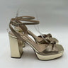 Women’s Nina Seline Platform Block Heel Sandals Taupe Reflect Size 9M Nina