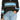 BP. Front Zip Mock Neck Sweater in Black- Blue Uneven Stripe Size 1X BP.