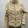 NWT  Love Tree Women’s Full Zip Long Sleeve Puffer  Jacket, Color Khaki Size L Love Tree
