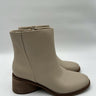 Women’s Lucky Brand Cassia Side Zip Boot Vanilla Bean Leather Size 9 M Lucky Brand