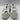 Vintage Havana Edge silver croc-embossed leather suede star sneakers Size 8.5 Vintage Havana