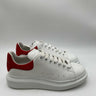 Men’s Alexander McQueen Oversized Sneakers In white leathe Red Suede Size 45 Alexander McQueen