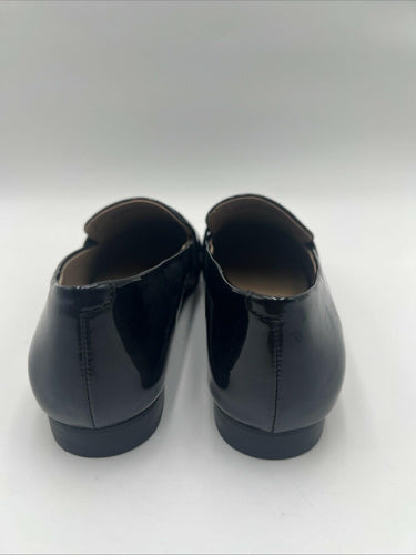 Women’s Steve Madden Romik Slip On Loafers Black Patent Size 6 Steve Madden