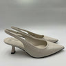 Mix No. 6 Beige Patent Pointed Slingback Heels size 7.5M Mix No. 6