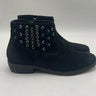 Circle G Black Suede Lace Eyelet Side Zip Western Booties Women’s Size 7 M Circle G