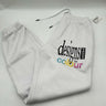 Designs Untitled Woman white sweatpants Front Graphic  Multicolor Size M Designs Untitled