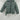 NWD Tahari Girl Faux Fur Full Zip Winter Jacket w/Beanie Mint Green Size 5 Tahari