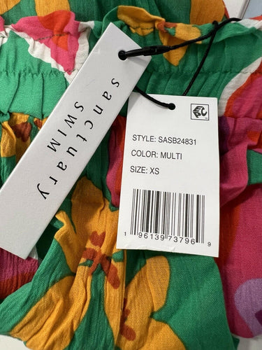 Sanctuary Women's Cotton Paperbag-Waist Cover-Up Shorts Size XS