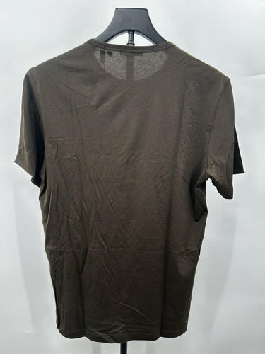 Theory Brown t-shirt crew necklin classic fit Short Sleeves Size S Theory