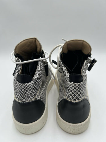 Giuseppe Zanotti snake-embossed mid-top woman sneakers Size 40