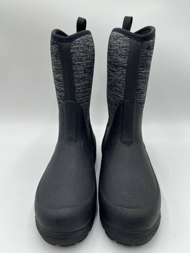 kids' Muck Boot Company Element boots in black and heathered jersey Size 4 Muck